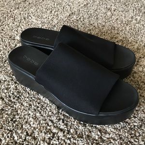 bebe platform slides